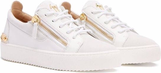 Giuseppe Zanotti Gail sneakers met schakelketting Wit