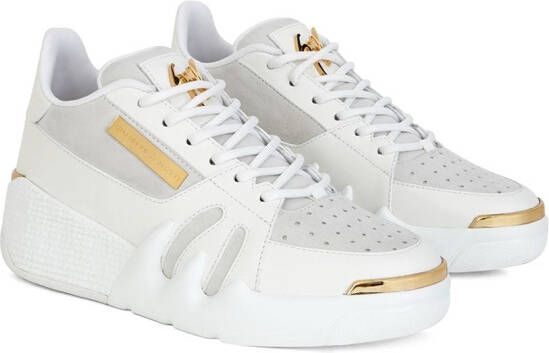 Giuseppe Zanotti Geperforeerde sneakers Wit