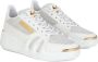 Giuseppe Zanotti Geperforeerde sneakers dames suède leer rubber 37.5 Wit - Thumbnail 2