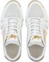 Giuseppe Zanotti Geperforeerde sneakers dames suède leer rubber 37.5 Wit - Thumbnail 4