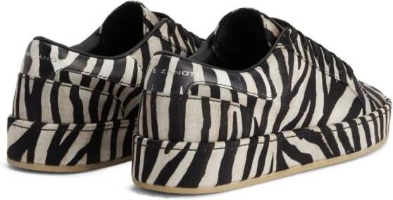 Giuseppe Zanotti Gz City leren sneakers Zwart