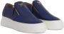 Giuseppe Zanotti GZ Mike leren loafers Blauw - Thumbnail 2