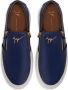 Giuseppe Zanotti GZ Mike leren loafers Blauw - Thumbnail 4