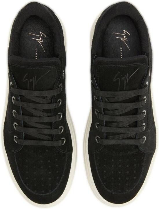 Giuseppe Zanotti GZ94 sneakers met logopatch Zwart