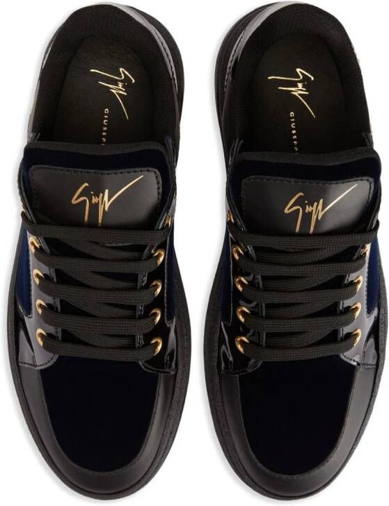 Giuseppe Zanotti GZ94 sneakers met logopatch Zwart