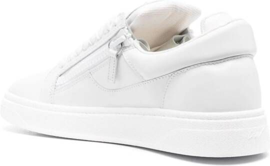 Giuseppe Zanotti GZ94 leren sneakers Wit