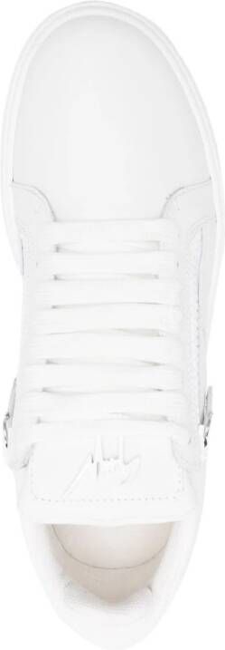 Giuseppe Zanotti GZ94 leren sneakers Wit