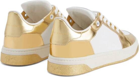 Giuseppe Zanotti GZ94 low-top leren sneakers Wit