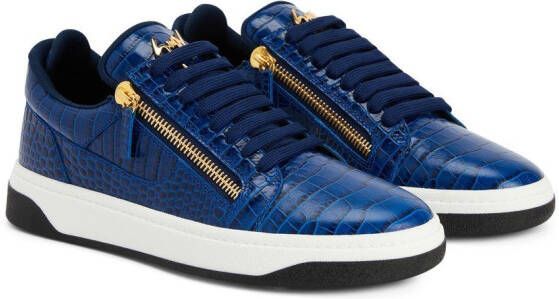 Giuseppe Zanotti GZ94 low-top sneakers Blauw