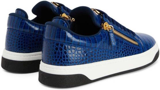 Giuseppe Zanotti GZ94 low-top sneakers Blauw