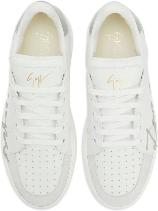 Giuseppe Zanotti GZ94 sneakers met logoprint Wit