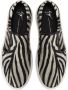 Giuseppe Zanotti GZ94 sneakers met zebraprint Zwart - Thumbnail 4