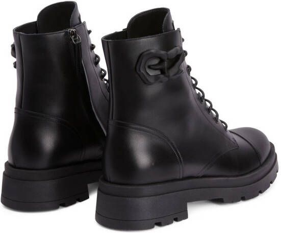 Giuseppe Zanotti Harlock Zali combat bootss Zwart