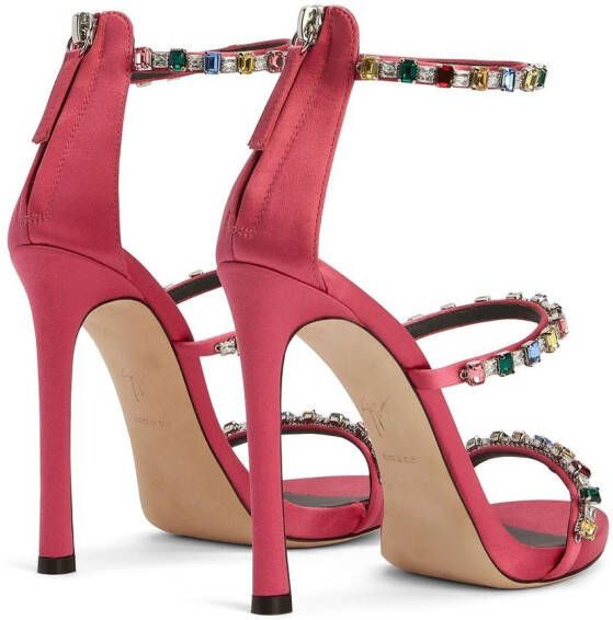 Giuseppe Zanotti Harmony sandalen met hak Roze