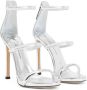 Giuseppe Zanotti Harmony sandalen met metallic bandjes Zilver - Thumbnail 2