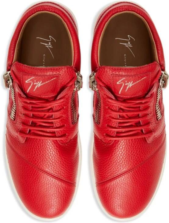 Giuseppe Zanotti Hayden mid-top sneakers Rood