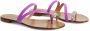 Giuseppe Zanotti Hillary Ring slippers Paars - Thumbnail 2