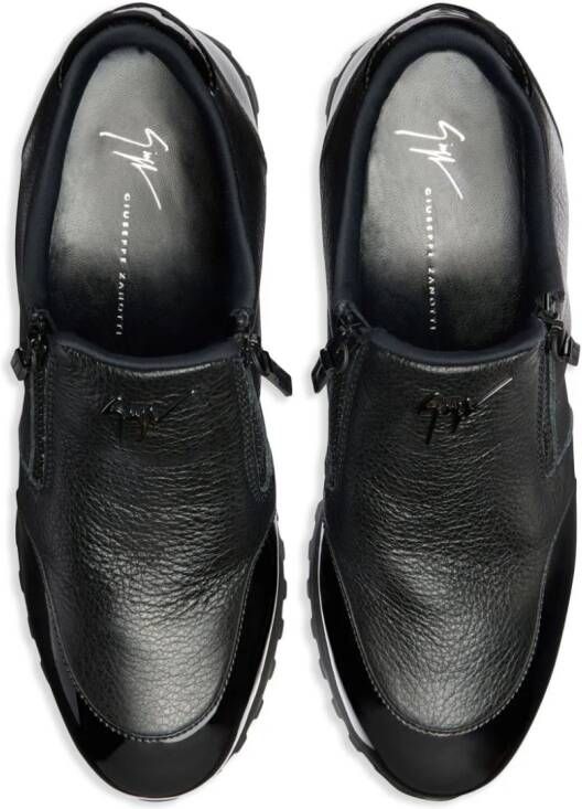 Giuseppe Zanotti Idle Run leren loafers Zwart