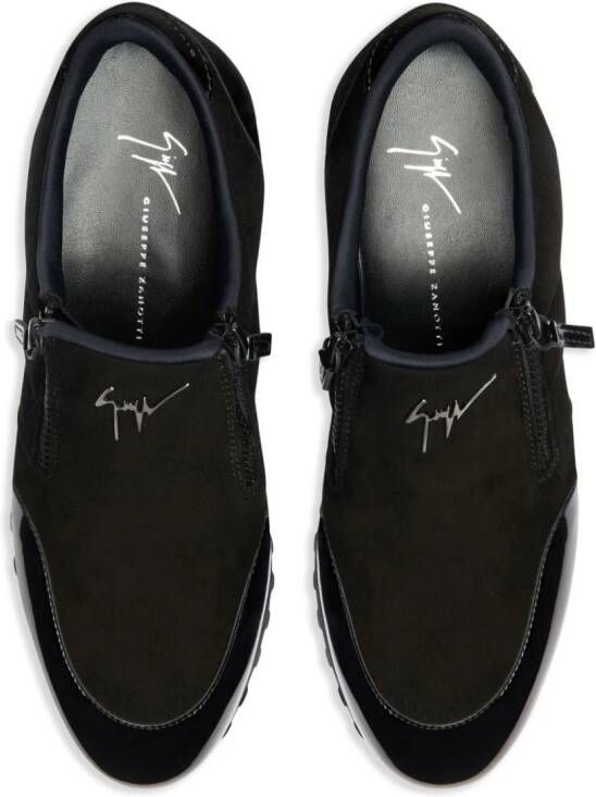 Giuseppe Zanotti Idle Run suède loafers Zwart