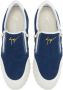 Giuseppe Zanotti Ilde Run sneakers met rits Blauw - Thumbnail 4