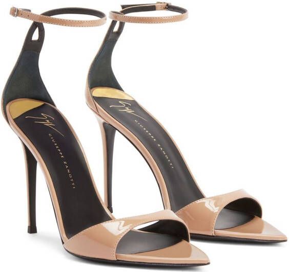 Giuseppe Zanotti Intrigo sandalen met hoge hak Beige