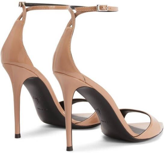 Giuseppe Zanotti Intrigo sandalen met hoge hak Beige