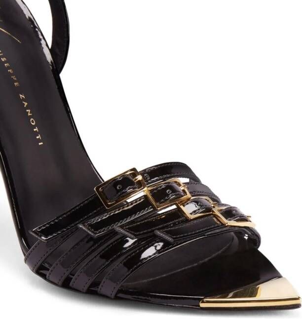 Giuseppe Zanotti Intrigo sandalen met hoge hak Zwart