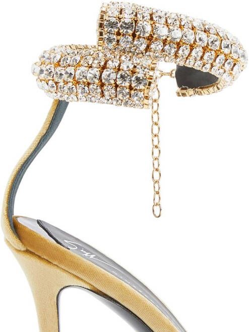 Giuseppe Zanotti Intriigo Bijoux sandalen Bruin