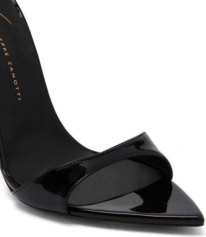 Giuseppe Zanotti Intriigo Chain 105 sandalen Zwart