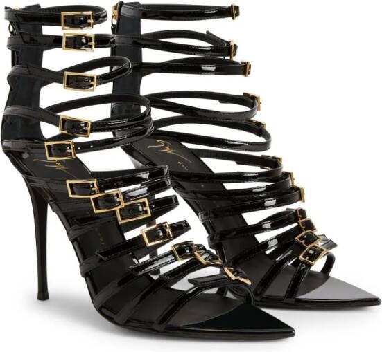 Giuseppe Zanotti Intriigo Punk sandalen met bandjes Zwart