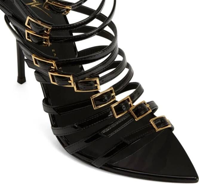 Giuseppe Zanotti Intriigo Punk sandalen met bandjes Zwart