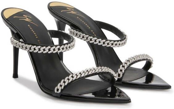 Giuseppe Zanotti Intriigo sandalen Zwart