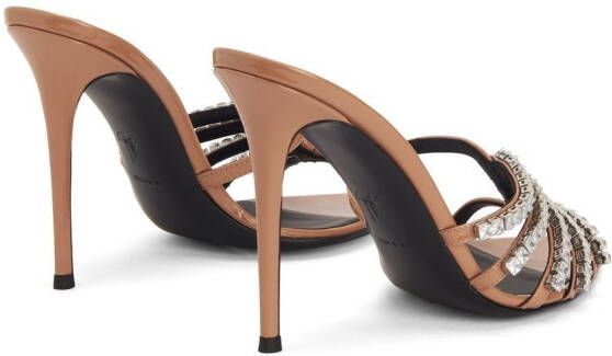 Giuseppe Zanotti Intriigo sandalen met bandje Bruin