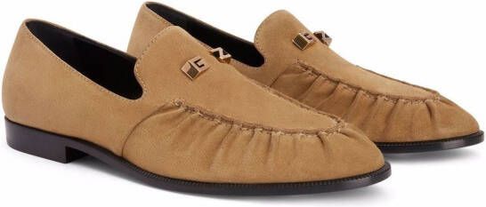 Giuseppe Zanotti Jareth suède loafers Bruin