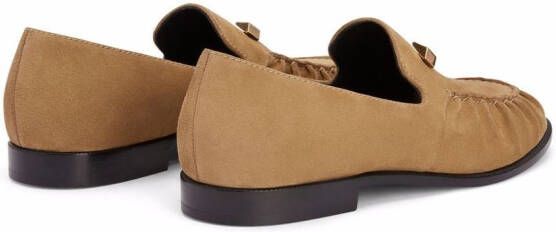 Giuseppe Zanotti Jareth suède loafers Bruin