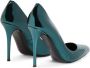 Giuseppe Zanotti Jayke lakleren pumps Groen - Thumbnail 3