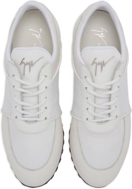 Giuseppe Zanotti Jimi Running leren sneakers Wit