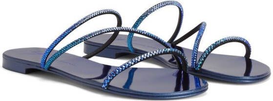 Giuseppe Zanotti Julianne sandalen Blauw