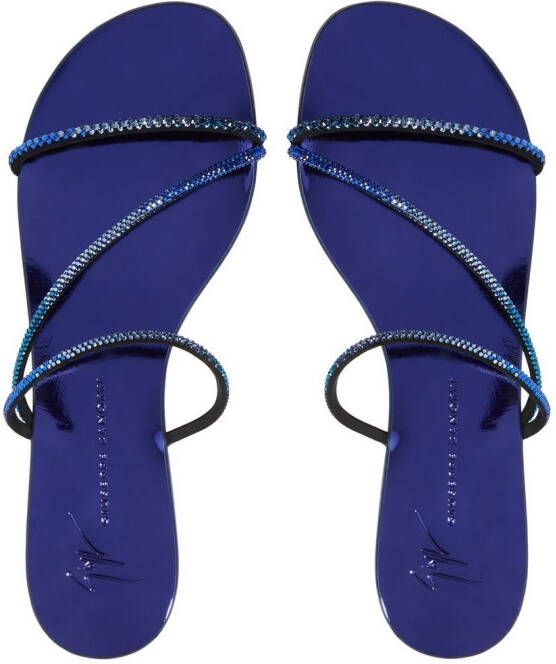 Giuseppe Zanotti Julianne sandalen Blauw