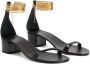 Giuseppe Zanotti Kay leren sandalen Zwart - Thumbnail 2