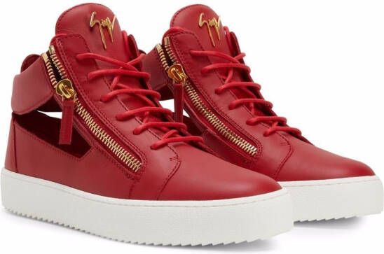 Giuseppe Zanotti Kriss high-top sneakers Rood