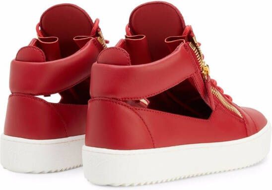 Giuseppe Zanotti Kriss high-top sneakers Rood