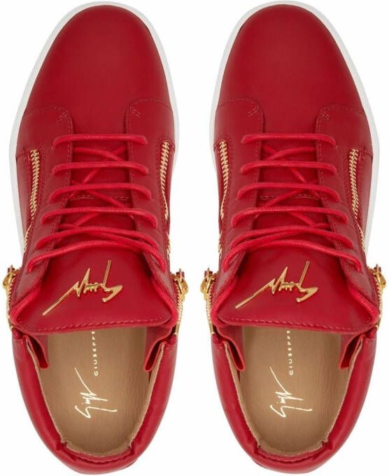 Giuseppe Zanotti Kriss high-top sneakers Rood