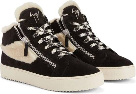 Giuseppe Zanotti Kriss Ice lammy sneakers Zwart