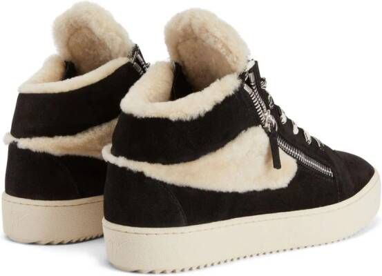 Giuseppe Zanotti Kriss Ice lammy sneakers Zwart