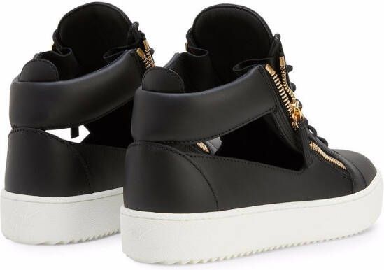 Giuseppe Zanotti Kriss leren sneakers Zwart