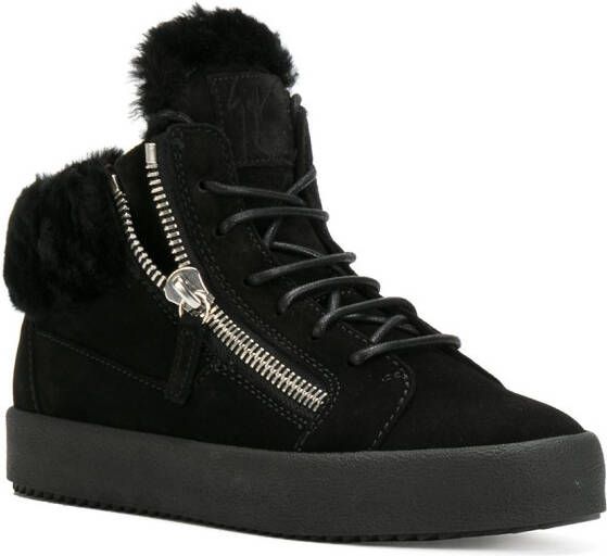 Giuseppe Zanotti Kriss mid-top sneakers Zwart