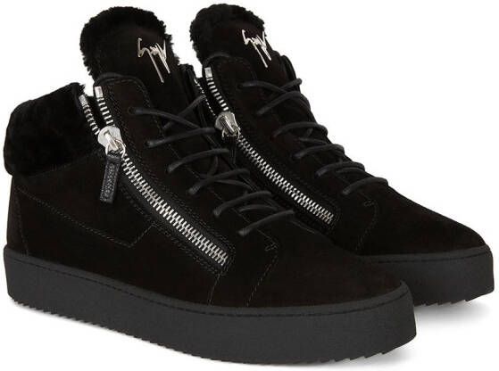 Giuseppe Zanotti Kriss mid-top sneakers Zwart