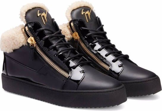 Giuseppe Zanotti Kriss mid-top sneakers Zwart