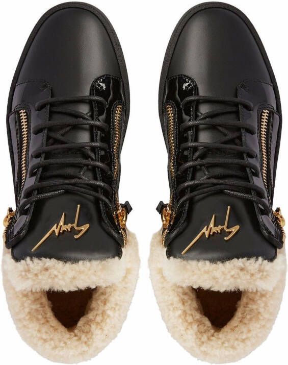 Giuseppe Zanotti Kriss mid-top sneakers Zwart